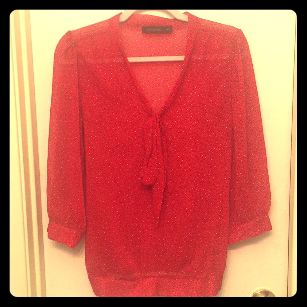The Limited sheer blouse